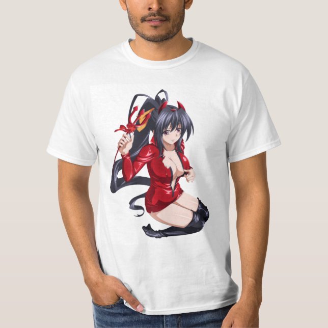 Camiseta Escuela Secundaria Akeno Himejima Dxd (Anverso)