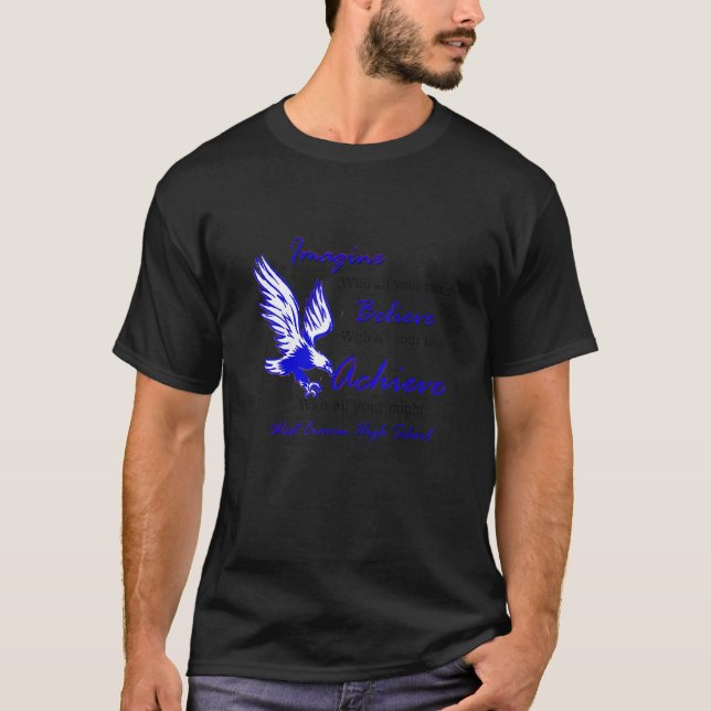 Camiseta Escuela Secundaria Craven Occidental Eagles Vanceb (Anverso)