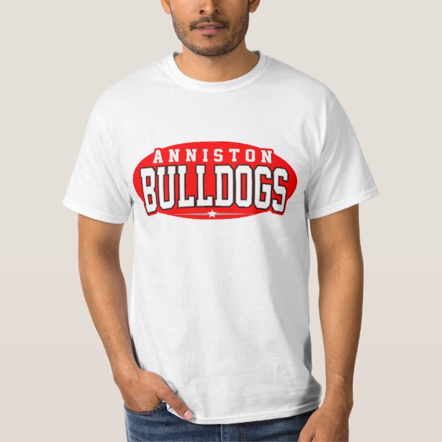 Camiseta Escuela Secundaria de Anniston; Bulldoges (Anverso)