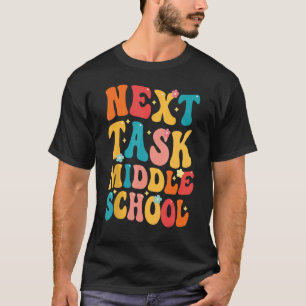Camiseta escuela secundaria de próxima tarea Escuela primar