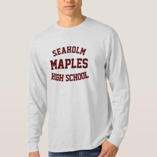 Camiseta Escuela Secundaria de Seaholm Michigan T-Shirt