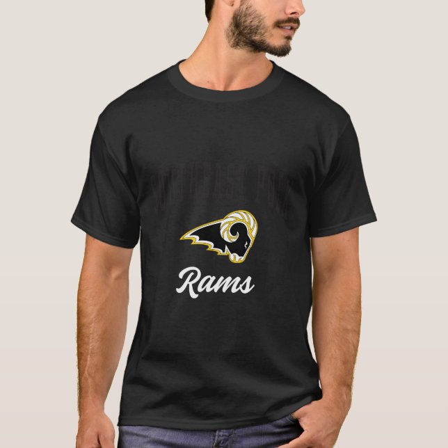 Camiseta Escuela Secundaria del Polk Sureste Rams C3 (Anverso)