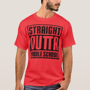 Camiseta Escuela secundaria directa fuera de la escuela 