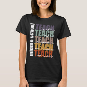 Camiseta Escuela secundaria enseña a profesores de secundar
