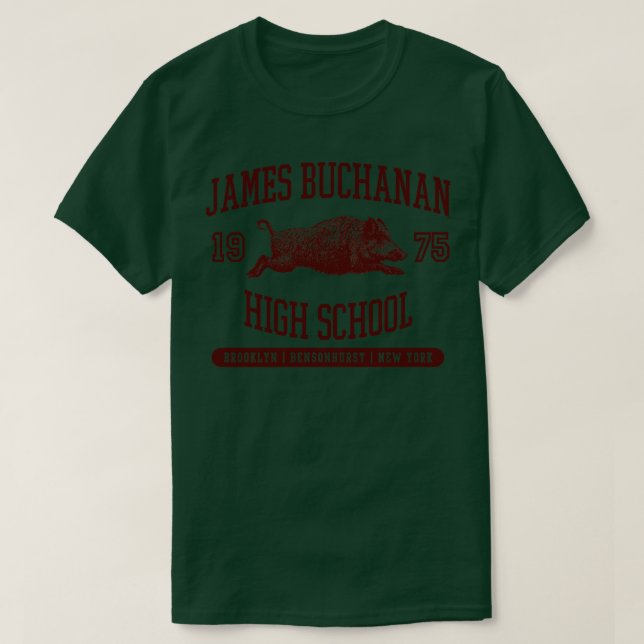 Camiseta Escuela Secundaria James Buchanan (Diseño del anverso)