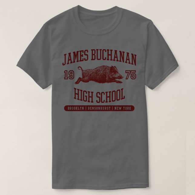 Camiseta Escuela Secundaria James Buchanan (Diseño del anverso)