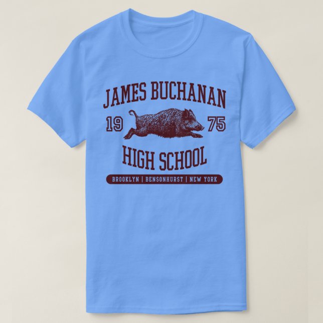 Camiseta Escuela Secundaria James Buchanan (Diseño del anverso)