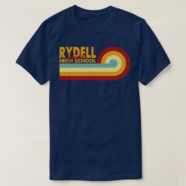 Camiseta Escuela Secundaria Retro Vintage Rydell (Diseño del anverso)