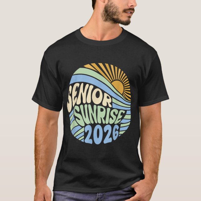 Camiseta Escuela Secundaria Senior Sunrise 2026 12º Grado (Anverso)