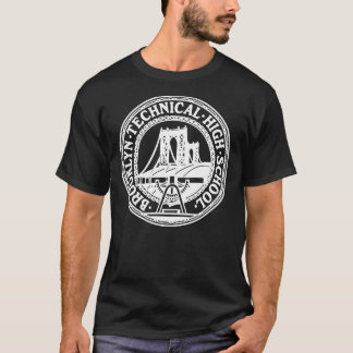 Camiseta Escuela Secundaria Técnica de Brooklyn - Logo Blan