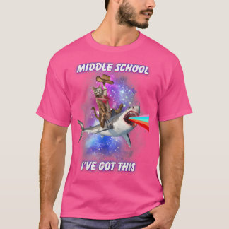 Camiseta Escuela Secundaria Tengo Este Corto Gato De Tiburó