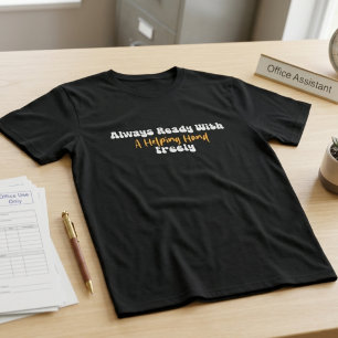 Camiseta Escuela Siempre Lista Con una Mano Amiga