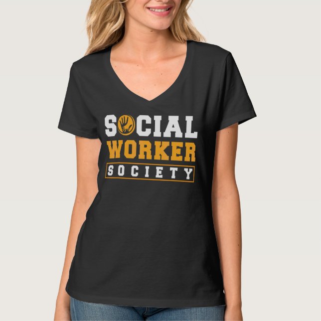 Camiseta Escuela Social Work Mes Manos Socie (Anverso)