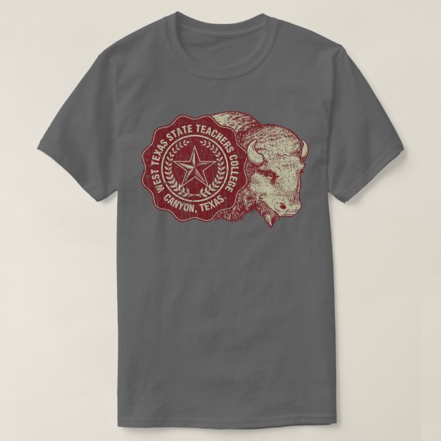 Camiseta Escuela Superior de Profesores del Estado de Texas (Diseño del anverso)