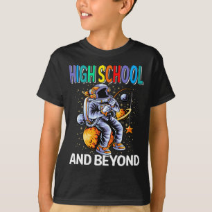 Camiseta Escuela Superior vuelve al espacio espacial escola