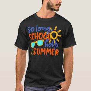 CAMISETA ESCUELA TAN LARGA HOLA VERANO NIÑOS DE EDUCADOR