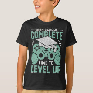 Camiseta Escuela Tiempo Completo Para Graduar Videojuego