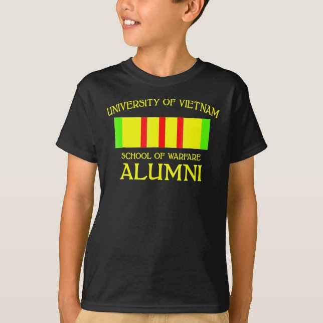 Camiseta  Escuela Veterana De Guerra De La Universidad De V (Anverso)