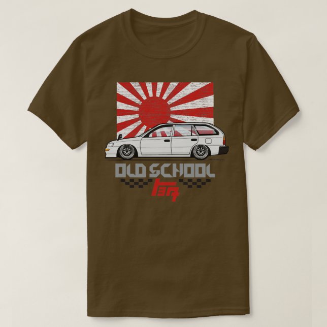 Camiseta Escuela vieja (Diseño del anverso)