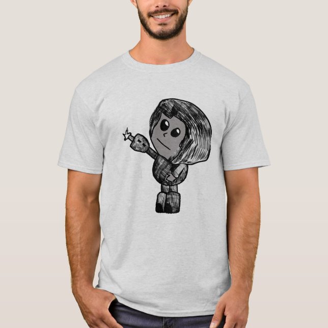 Camiseta Escuela vieja de Space Boy (Anverso)