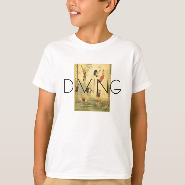 Camiseta Escuela vieja del salto SUPERIOR (Anverso)