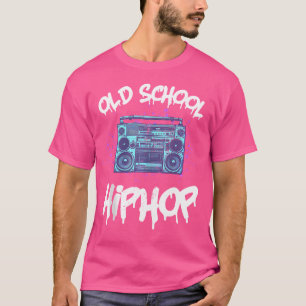 Camiseta Escuela Vieja Hiphop Vintage Boombox 80S Hip Hop 1