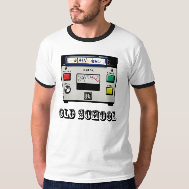 Camiseta ESCUELA VIEJA - máquina del carro (Anverso)