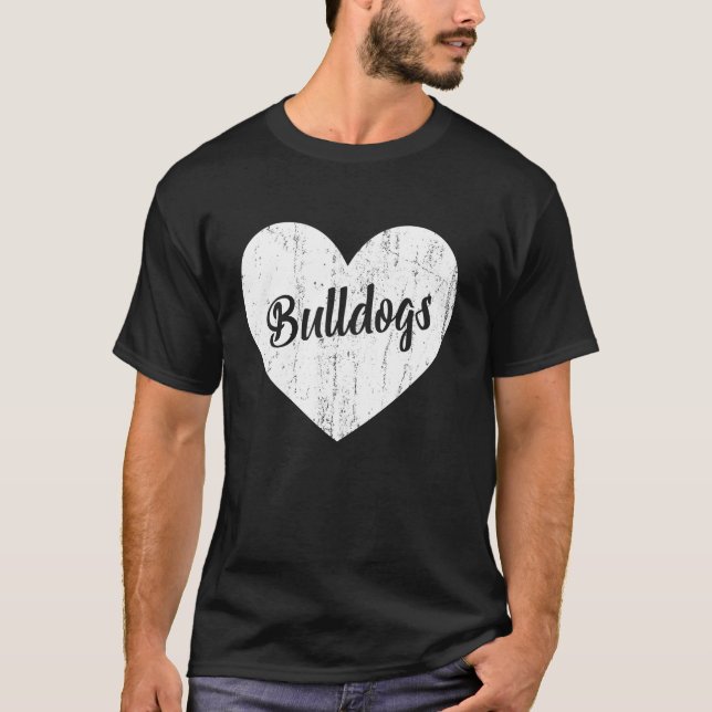 Camiseta Escuelas de bulldoges Deportistas Equipo de Ventil (Anverso)