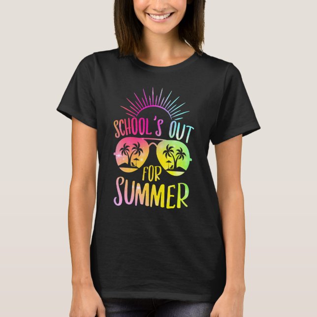 Camiseta Escuelas De Gafas De Sol Para El Verano (Anverso)