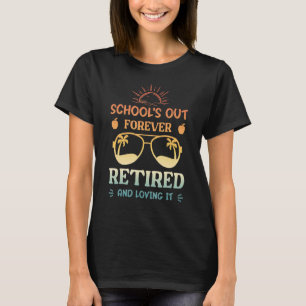 Camiseta Escuelas De Jubilación De Maestros Retro De Verano