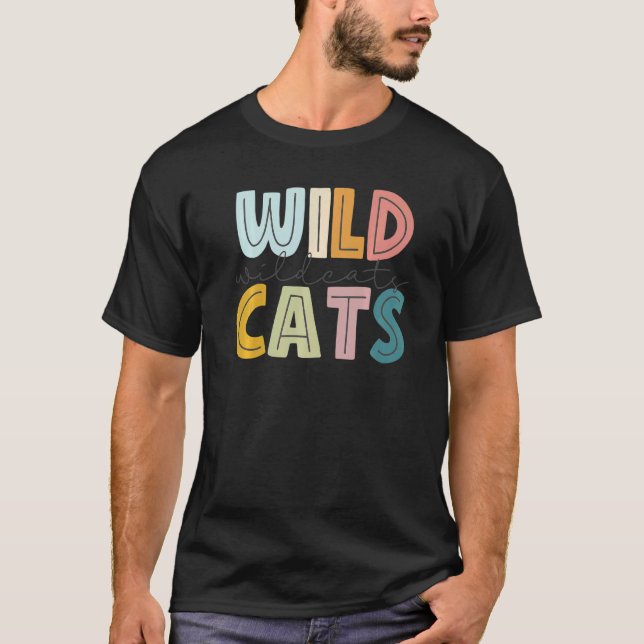 Camiseta Escuelas de Mascota para gatos salvajes Deportes e (Anverso)