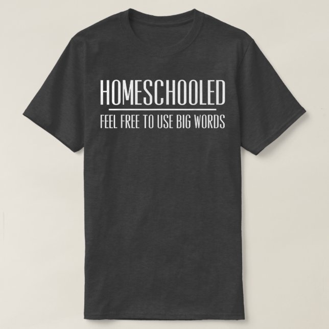 Camiseta Escuelas domésticas para uso libre (Diseño del anverso)