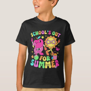 Camiseta Escuelas En Verano De Fin De Año Escolar Niños Tod