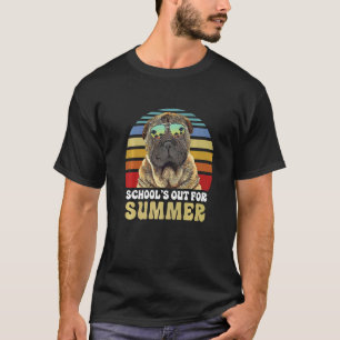 Camiseta Escuelas En Verano En Chino Shar Pei Dog Teache
