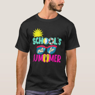 Camiseta Escuelas En Verano Felices En El Último Día De La