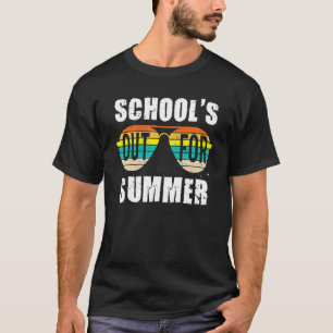 Camiseta Escuelas En Verano Felices En El Último Día De La
