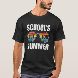 Camiseta Escuelas En Verano Felices En El Último Día De La 