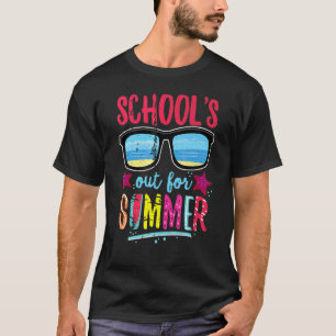 Camiseta Escuelas En Verano Felices En El Último Día De La