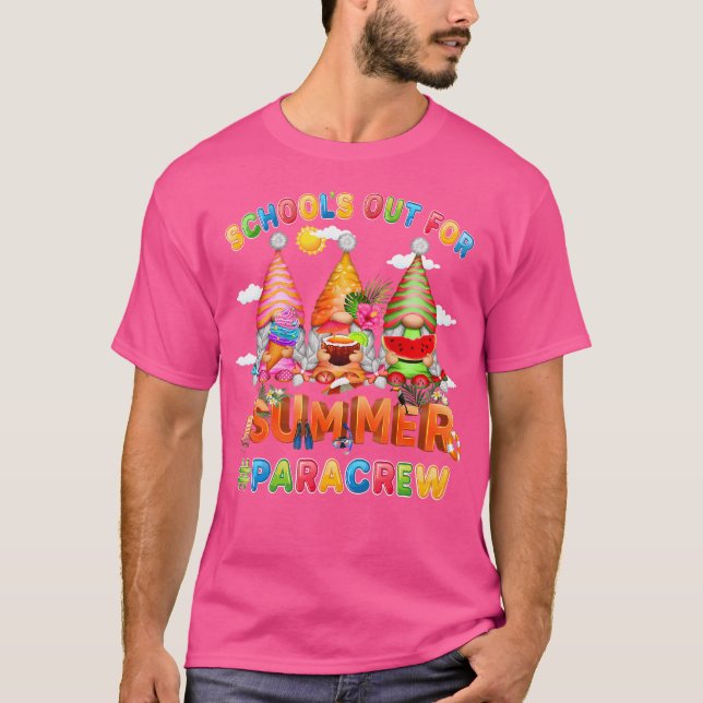 Camiseta Escuelas En Verano Para Crew Gnomes Vib De Verano (Anverso)