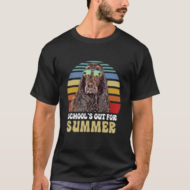 Camiseta Escuelas En Verano Para Maestra De Perro Español D (Anverso)