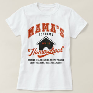 Camiseta Escuelas escolares de la academia, mamá de la escu