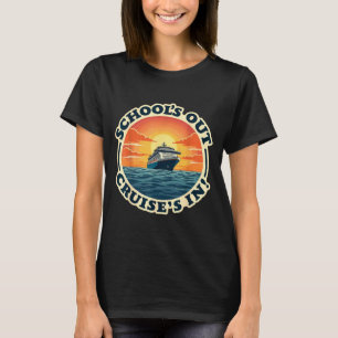 Camiseta Escuelas Fuera Cruceros En Descanso De Verano Para