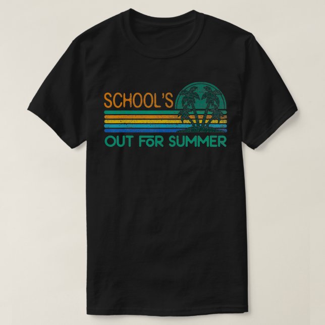 Camiseta Escuelas fuera del verano Maestra Verano 2 (Diseño del anverso)