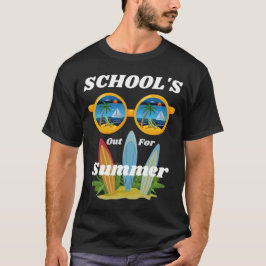 Camiseta Escuelas fuera en verano, hora de la playa Camiset