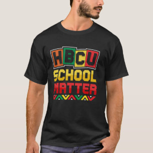 Camiseta Escuelas HBCU Importan Graduado de Universidad Neg