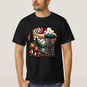Camiseta Escuelas pop artísticas y el campo de golf de disc