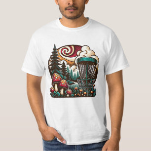 Camiseta Escuelas pop artísticas y el campo de golf de disc