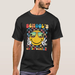 Camiseta Escuelas Retro En Verano El Último Día De S