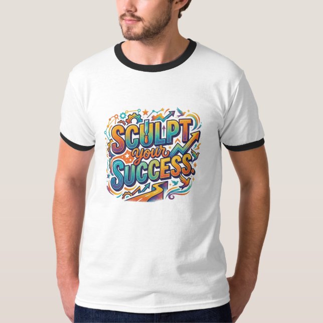 Camiseta Esculpe Tu Éxito. (Anverso)
