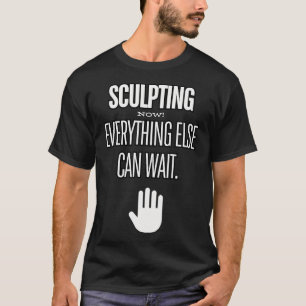 Camiseta Escultor Artista Arcilla Creativa Alfarería Enfoqu